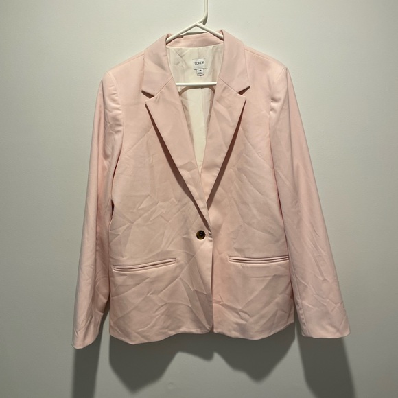 J Crew Pink Blazer Suit Jacket - Picture 1 of 7